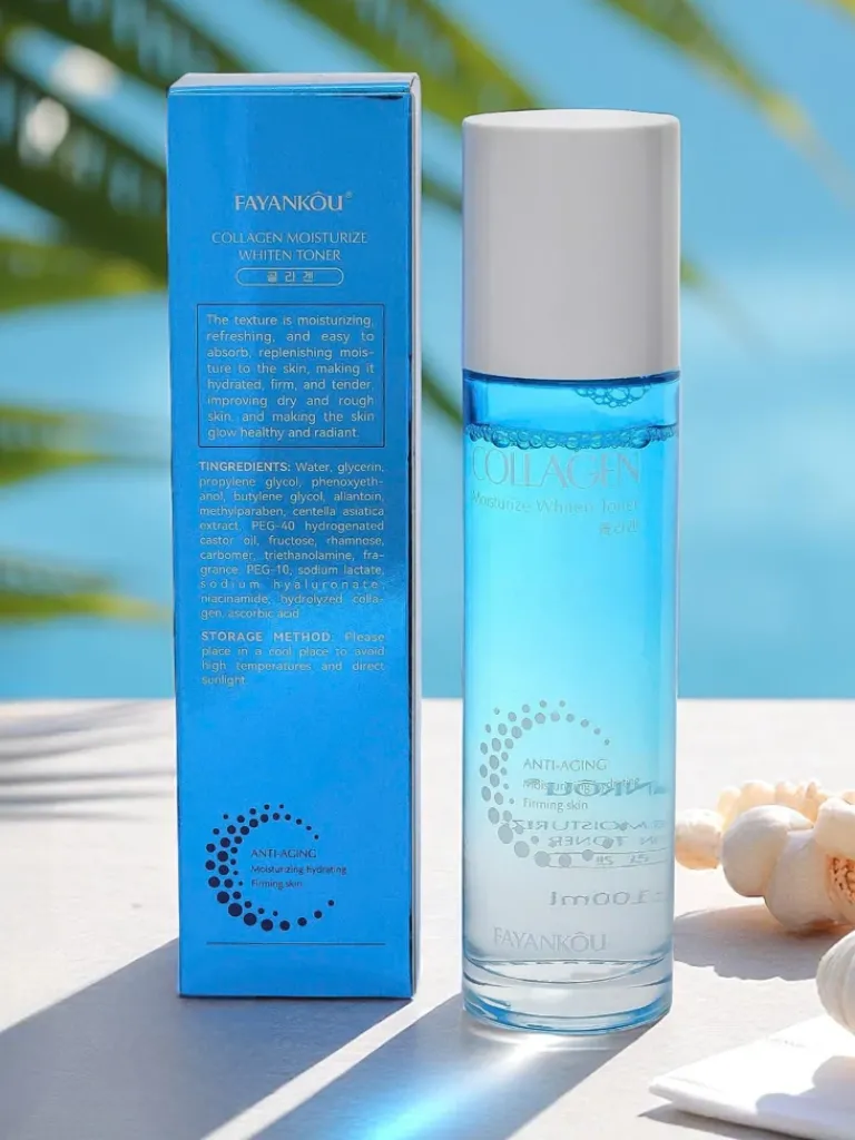 Best Rozświetlający i nawilżający tonik do twarzy z kolagenem Twarz