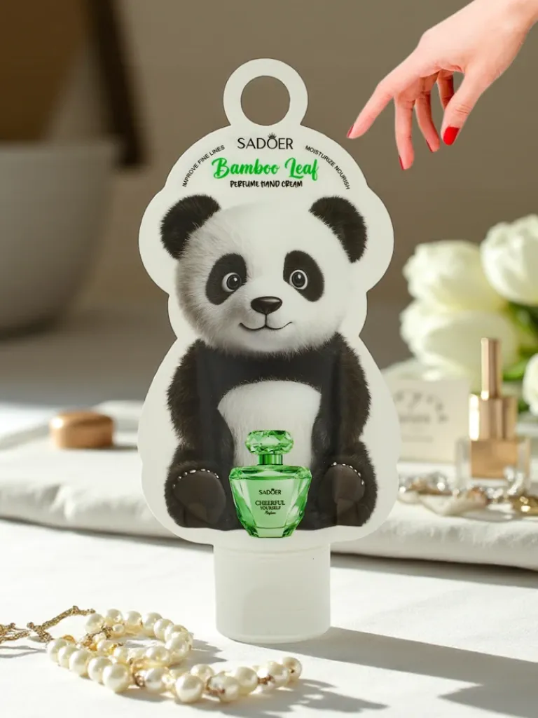 Hot Sadoer Bamboo Leaf krem do rąk 50 ml w opakowaniu Panda — Aurelia Edition Dłonie
