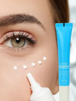 Outlet SADOER krem pod oczy z kwasem hialuronowym- ujędrnia, intensywnie nawilża, redukuje cienie Twarz