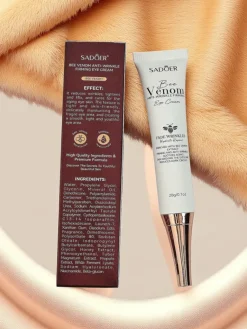 Sale SADOER Przeciwzmarszczkowy krem pod oczy z jadem pszczelim- Redukuje drobne zmarszczki Twarz