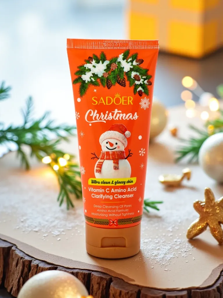 Outlet Sadoer Świąteczny Żel oczyszczający twarz z Witaminą C Twarz