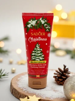 Outlet Sadoer Świąteczny Żel oczyszczający twarz z Truskawką i aminokwasami Twarz