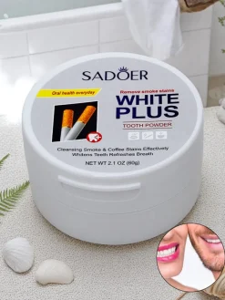 Hot Sadoer Wybielający puder do zębów usuwający przebarwienia po tytoniu Higiena I Zdrowie