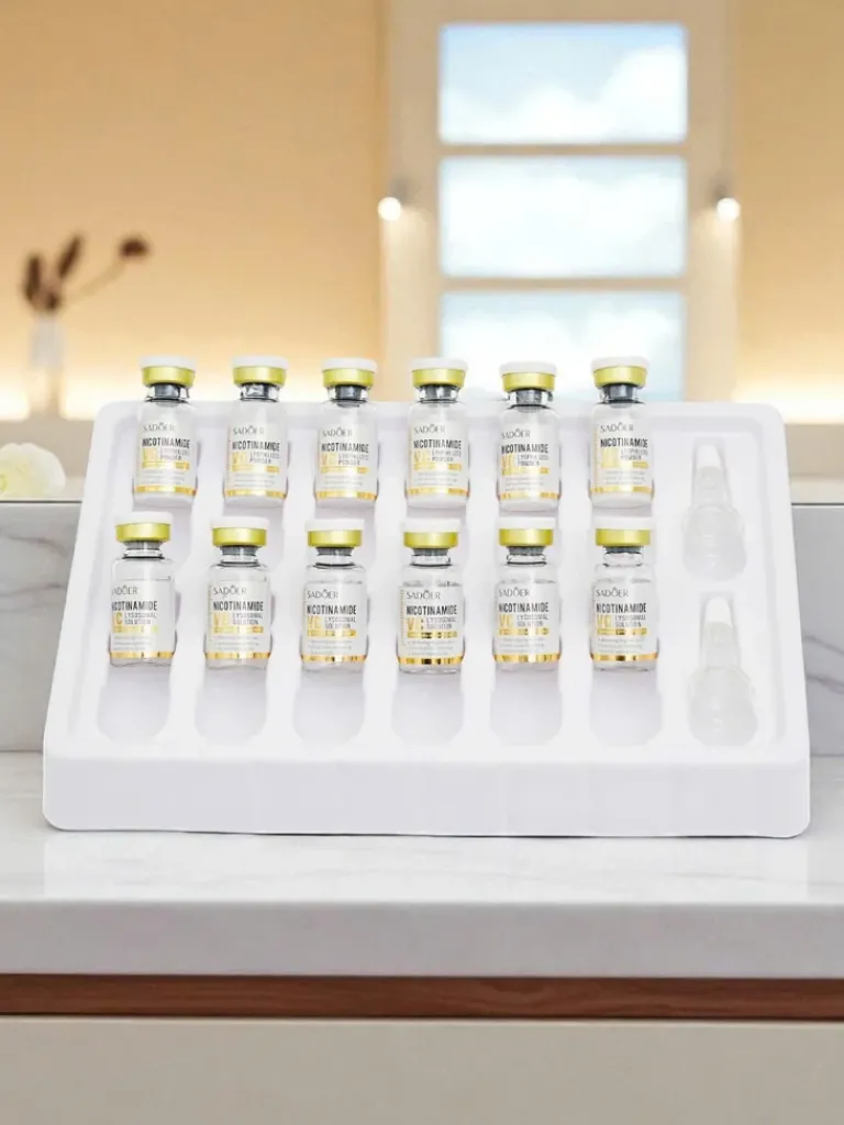 Sadoer Zestaw Lyofilizowanego Pudru Nikotynamidu i Witaminy C Twarz|Twarz