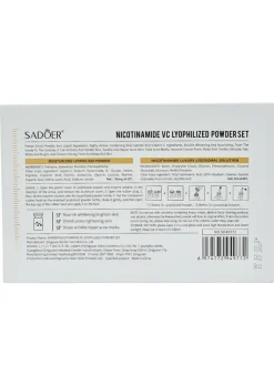 Sadoer Zestaw Lyofilizowanego Pudru Nikotynamidu i Witaminy C Twarz|Twarz