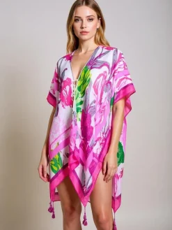 Sale Sukienka Pareo Hera Fiore od – , uniwersalne Narzutka Plażowa|Bluzki / Koszule / Koszulki