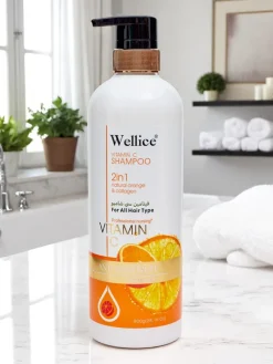 Hot Szampon do włosów- 2w1 z Witaminą C i kolagenem Włosy