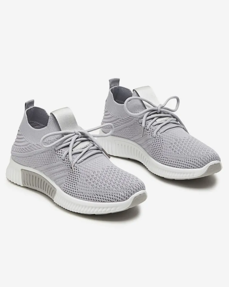 New Szare damskie buty sportowe Merisal - Obuwie Damskie Bieganie, Ćwiczenia I Trening