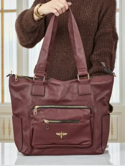 Online Torebka damska shopper eko skórzana pikowana Marvaya Damskie Torebki Shoppers