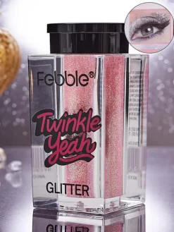 Outlet Twinkle Yeah Jasnoróżowy brokat do twarzy i ciała Twarz|Oczy