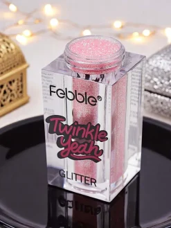 Outlet Twinkle Yeah Jasnoróżowy brokat do twarzy i ciała Twarz|Oczy