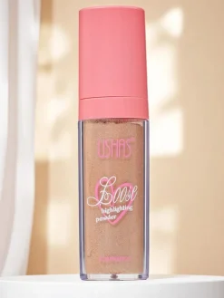 Best USHAS Sypki rozświetlacz do twarzy z gąbeczką Radiance Twarz