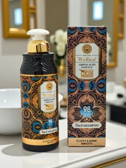 Best Wellice Aurelia Amino Acid Essence 7in1 Szampon 500ml Fluffy Shine Smooth Włosy