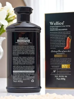 Online Wellice Perfumowany szampon do włosów z keratyną wygładza i nawilża Włosy