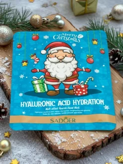 Best Świąteczna Maseczka do twarzy w płachcie z kwasem hialuronowym Twarz