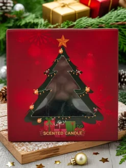 New Świąteczna świeca zapachowa Christmas Evening Dekoracje I Ozdoby|Artykuły Chemiczne