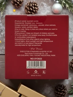 New Świąteczna świeca zapachowa Christmas Evening Dekoracje I Ozdoby|Artykuły Chemiczne