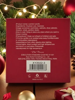 Świąteczna świeca zapachowa Christmas Evening Dekoracje I Ozdoby|Artykuły Chemiczne