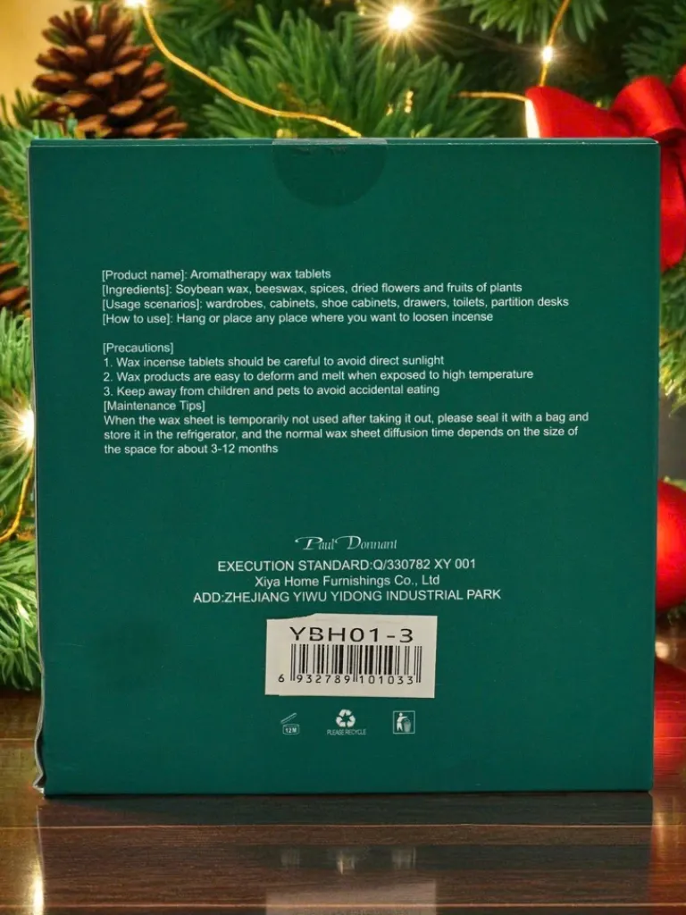 New Świąteczny wosk zapachowy Christmas Evening Dekoracje I Ozdoby|Artykuły Chemiczne