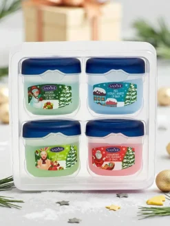 Świąteczny Zestaw nawilżający Balsam do ust x4 Usta