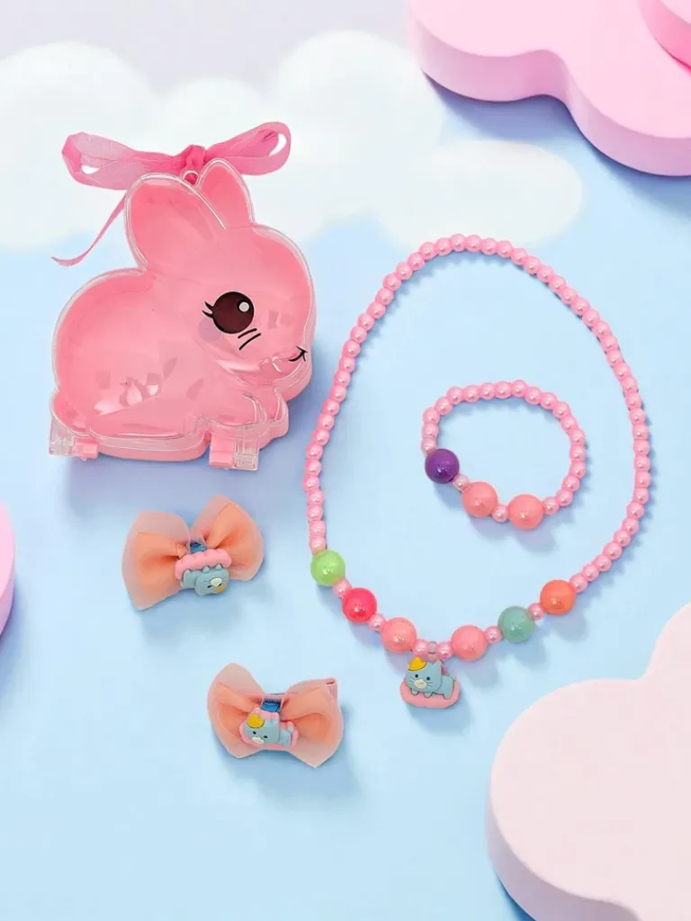 Best Zestaw biżuterii dla dzieci Bambina Allegra Pink Dziewczęce