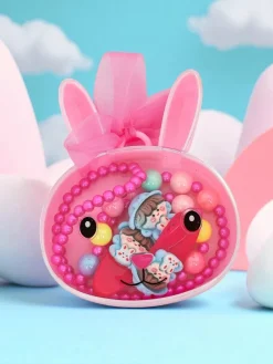 Zestaw biżuterii dla dzieci Bambina Dolce Fuschia Dziewczęce