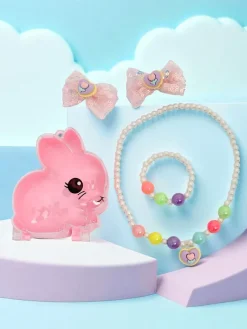 Outlet Zestaw biżuterii dla dzieci Bambina Allegra White Dziewczęce