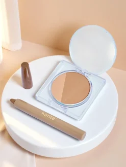 Zestaw do konturowania na mokro i na sucho ContourPro Duo Light Twarz