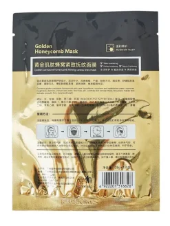 Best Złota maseczka w płachcie o strukturze plastra miodu 28g Twarz